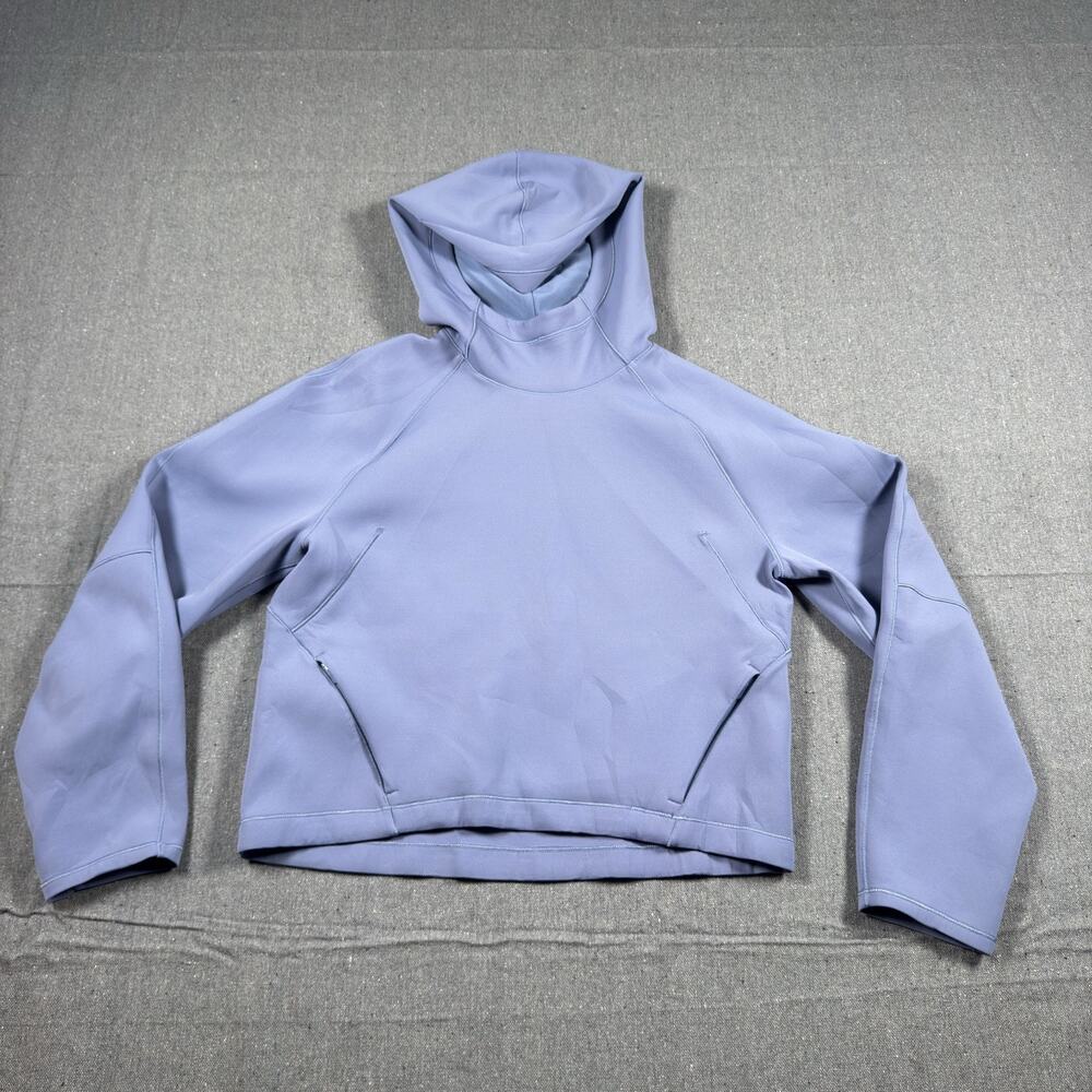 Lululemon Hoodie Women's 4 Lavender AirWrap Pullover Pockets Stretch Workout